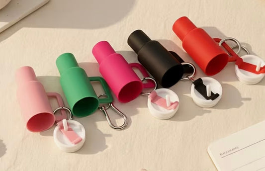 Mini Tumbler Purse Charm / Keychain